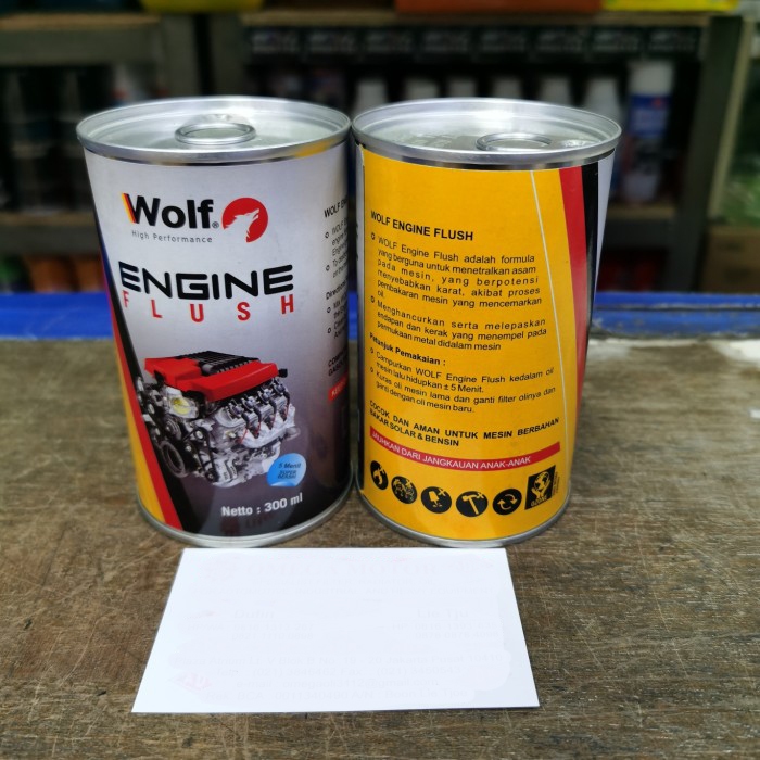 Jual Engine Flush Wolf Original 300Ml Cairan Kuras Oli Mesin Tune Up ...