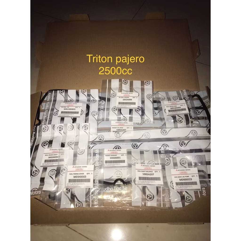 Jual PAKING SET PACKING FULL SET TRITON PAJERO 2.5CC 4D56T (PLAT ...