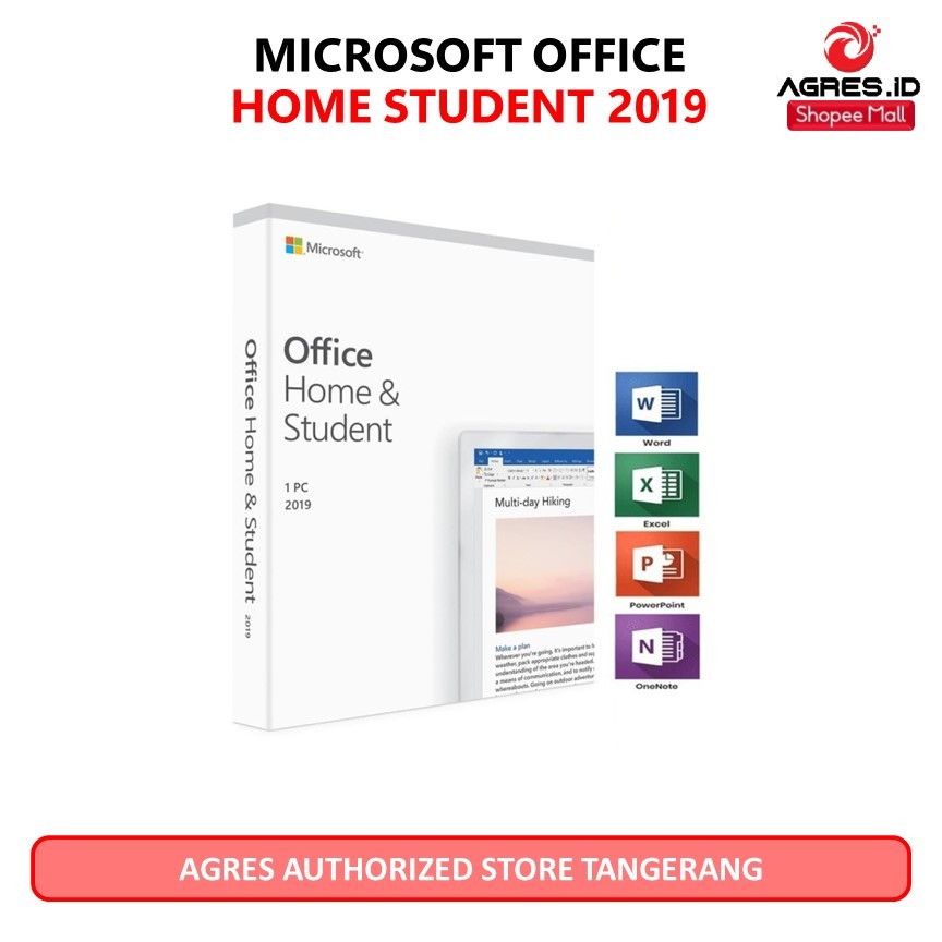 Jual MICROSOFT OFFICE HOME AND STUDENT 2019 ORIGINAL LIFETIME | Shopee ...