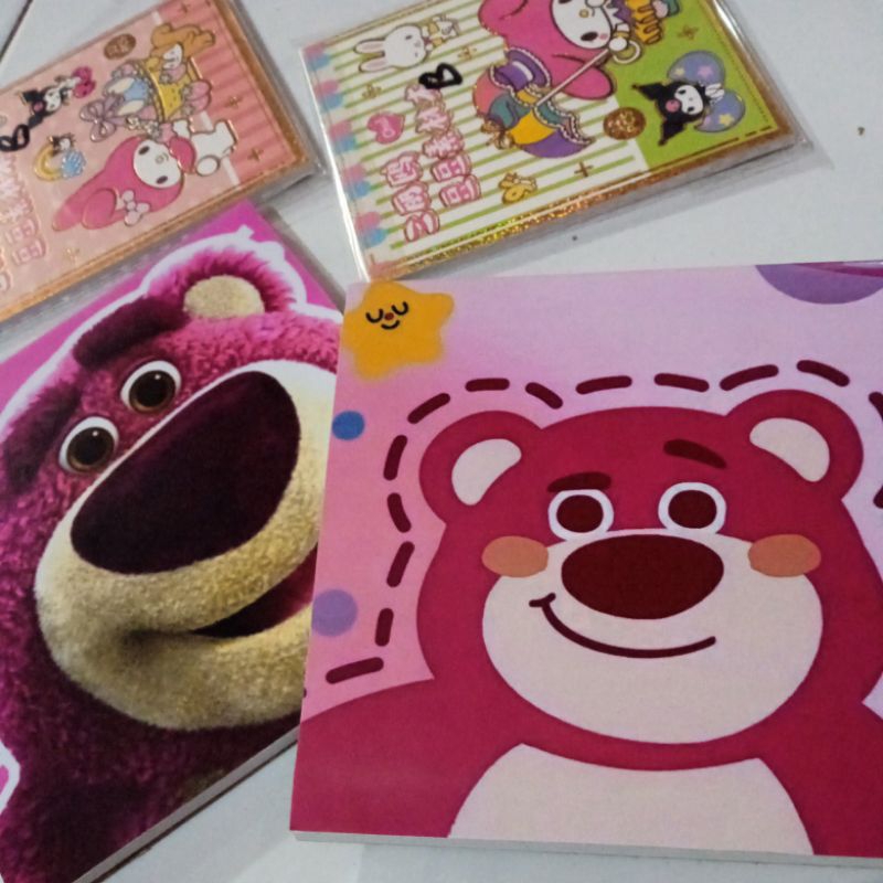Jual Blocknote Lotso Sanrio Memo Notebook | Shopee Indonesia