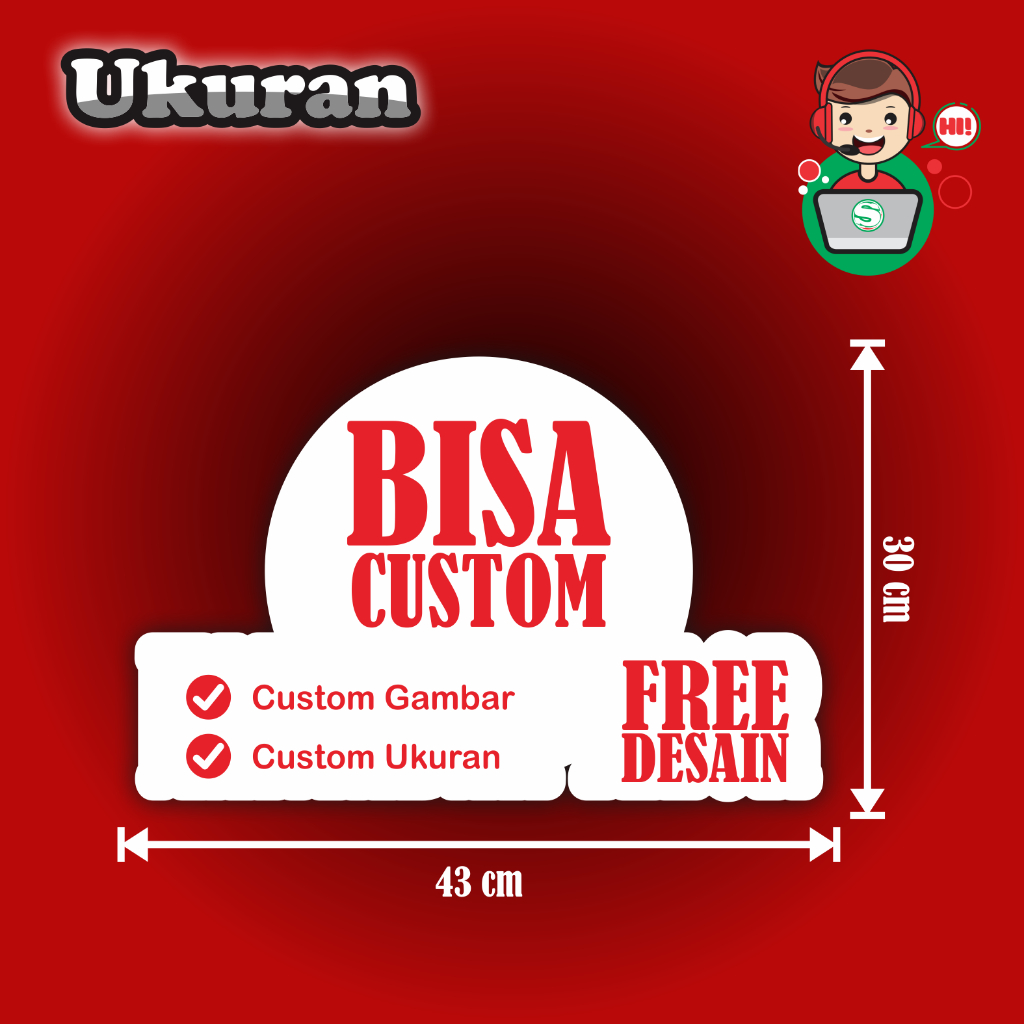 Jual Sticker Gerobak, Sticker Nama Usaha, Sticker Etalase, Sticker Kaca ...