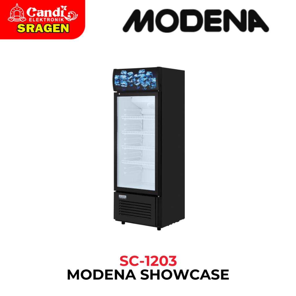 Jual MODENA Showcase 1 Pintu 200 Liter - SC-1203 | Shopee Indonesia