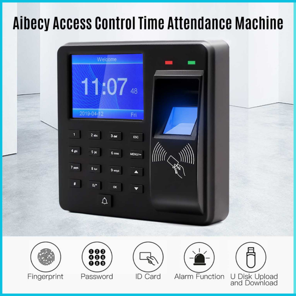 Jual COD Cepat Aibecy Mesin Absensi Sidik Jari Attendance Fingerprint ...