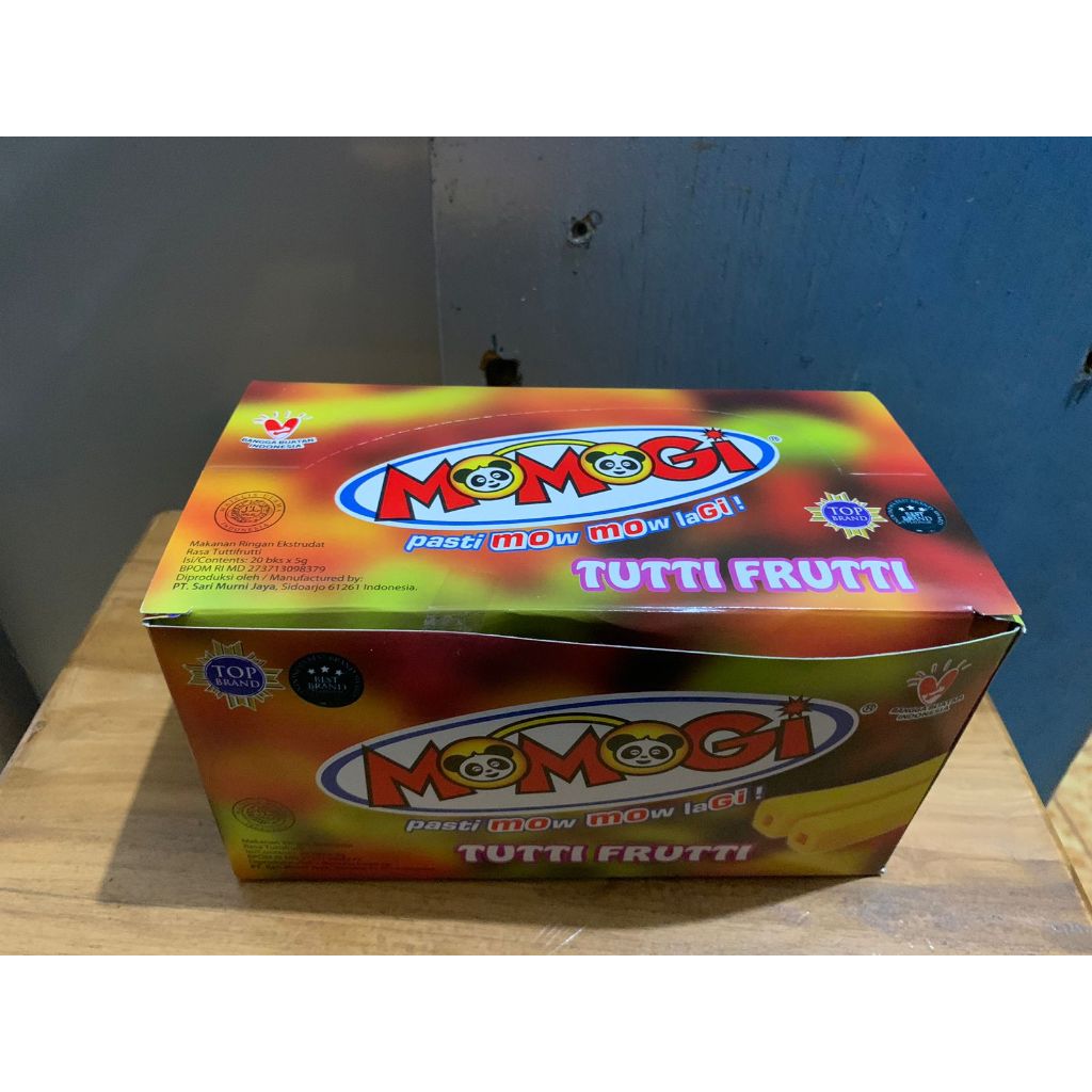 Jual MOMOGI Stick Snack Makanan Ringan TUTTI FRUTTI 20X5gr | Shopee