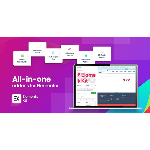 Jual ElementsKit 4.1.2 – All in One Addon Elementor - Wordpress Plugin ...