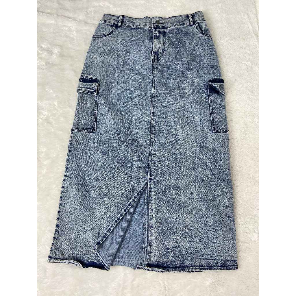 Jual Rok Cargo Jumbo Rok Jeans Cargo Wanita Super Jumbo Terbaru ...
