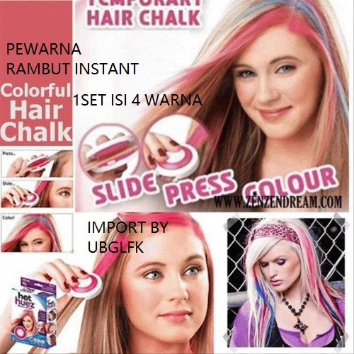 Jual IMPORT INSTANT PEWARNA RAMBUT VIRAL SET HAIR COLOR Temporary Hair ...