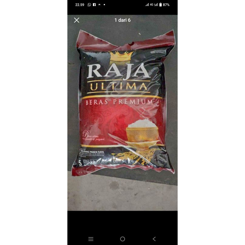 Jual beras premium kemasan 5kg raja ultima | Shopee Indonesia