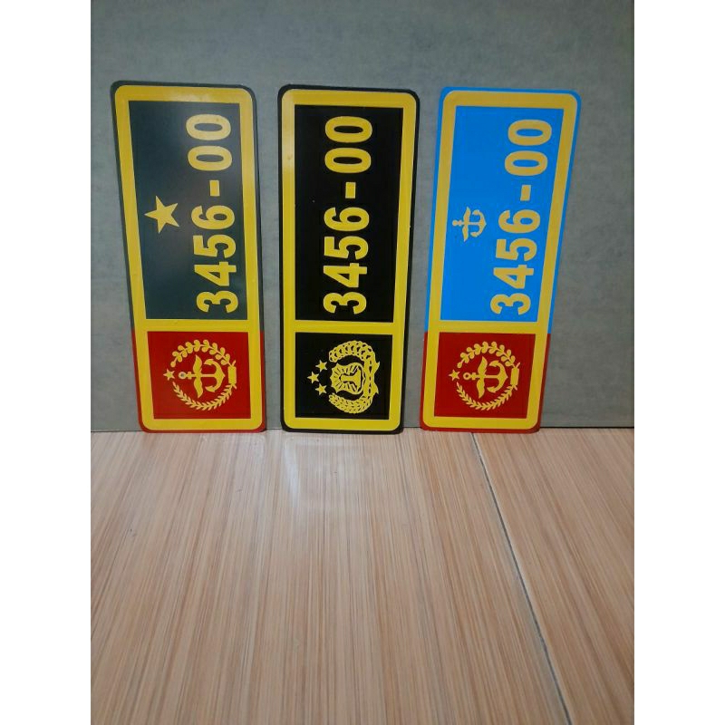 Jual plat motor cating sticker | Shopee Indonesia