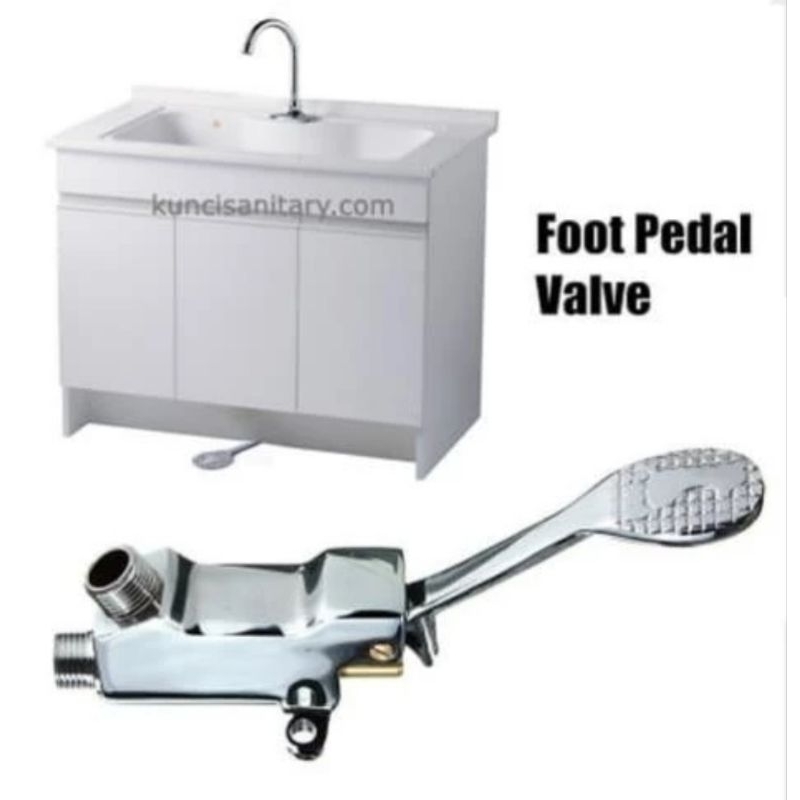 Jual Kran Wastafel Pedal Injak / Kran Pedal Injak | Shopee Indonesia