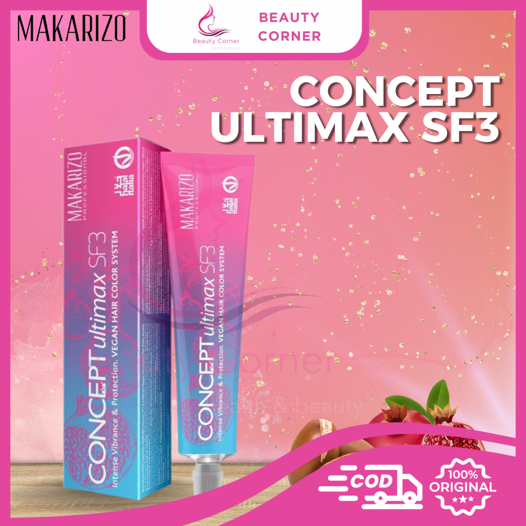 Jual Makarizo Professional Concept Ultimax Advanced Hair Color SF3-Tube ...