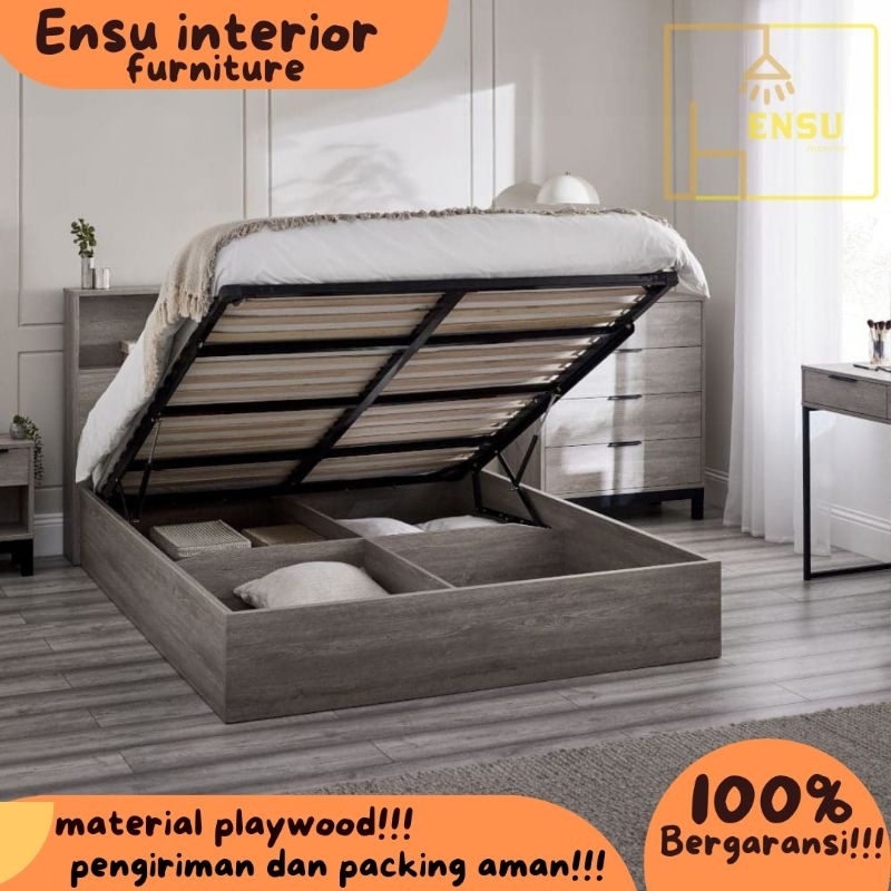 Jual RANJANG/DIVAN TEMPAT TIDUR HIDROLIK ENGSEL HPL !!!! | Shopee Indonesia
