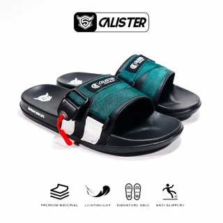 Calister - Sandal Selop Pria Wanita Dewasa Casual Slide Deep Green Series 36-43