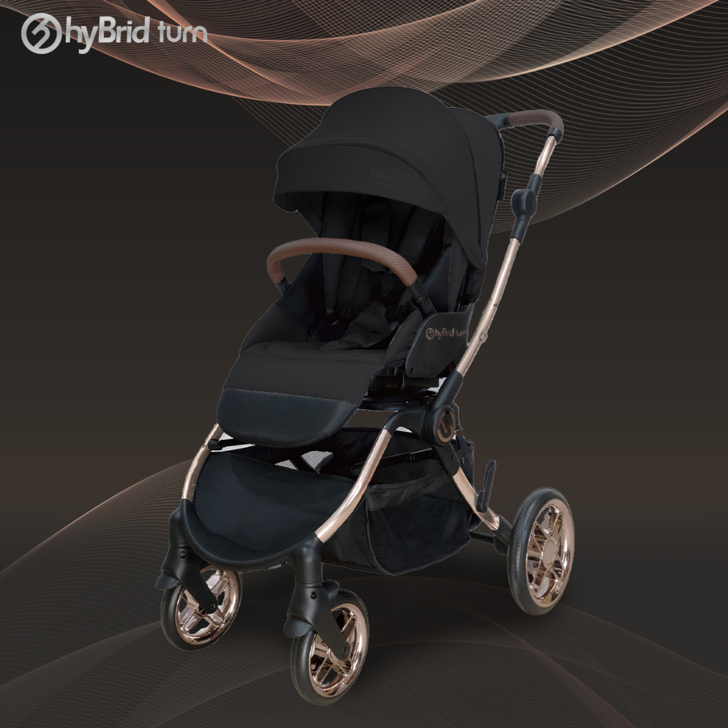 Jual Hybrid Stroller Turn Black Anodized Chassic (Include Raincover ...