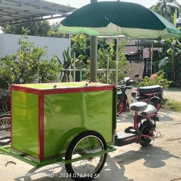 Moligan - Gerobak Sepeda Listrik Makanan / Minuman