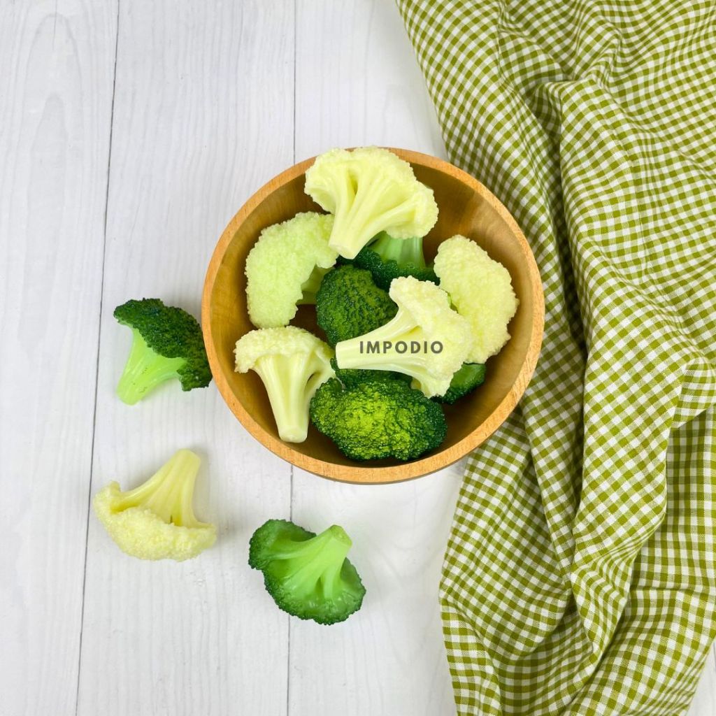 Jual IMPODIO Sayur Brokoli Kembang Kol Artificial Palsu - Fake ...