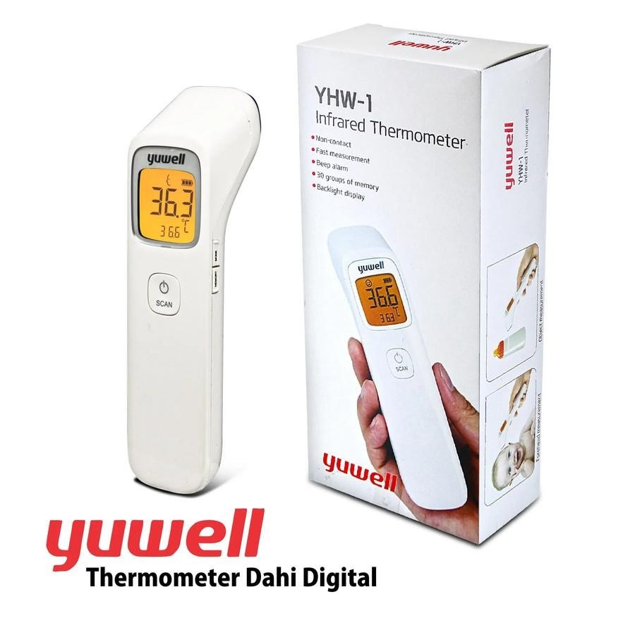 Jual YUWELL l TERMOMETER DIGITAL INFRARED YHW-1 l Alat Ukur Suhu Tubuh ...