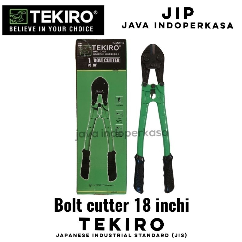 Jual TEKIRO PL-BC1418 BOLT CUTTER 18 INCH gunting potong kawat beton ...