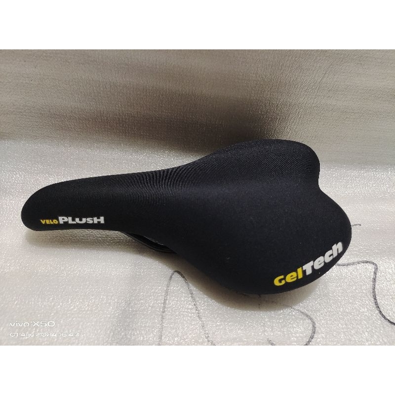 Couvre Selle Gel Tech Vélo XLC - Diverse - Blanc/Noir - Geltech (Lycra