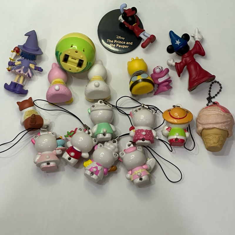 Jual various gotochi figure trinkets hello kitty, mofusand, magical ...