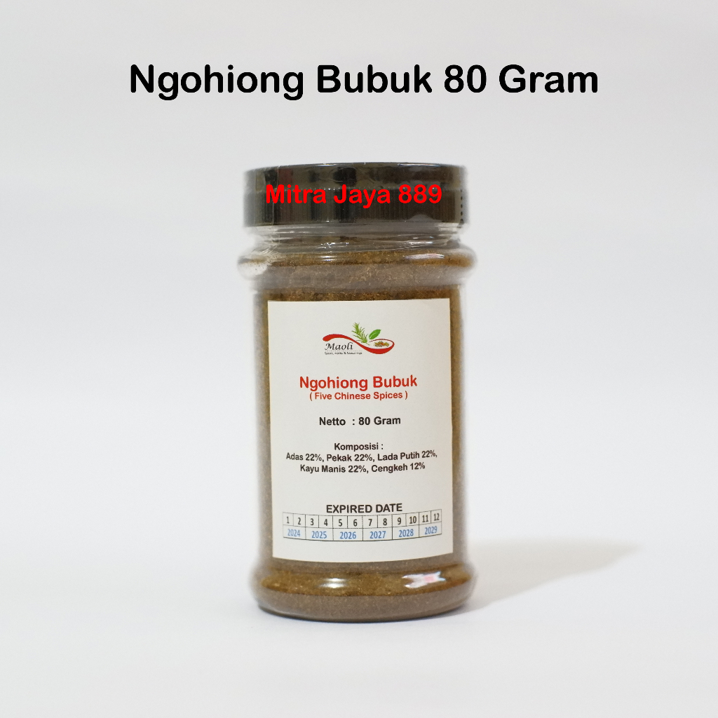 Jual Ngohiong Gohiong Gohiang Bubuk 80 Gram Chinese Five Spice Powder