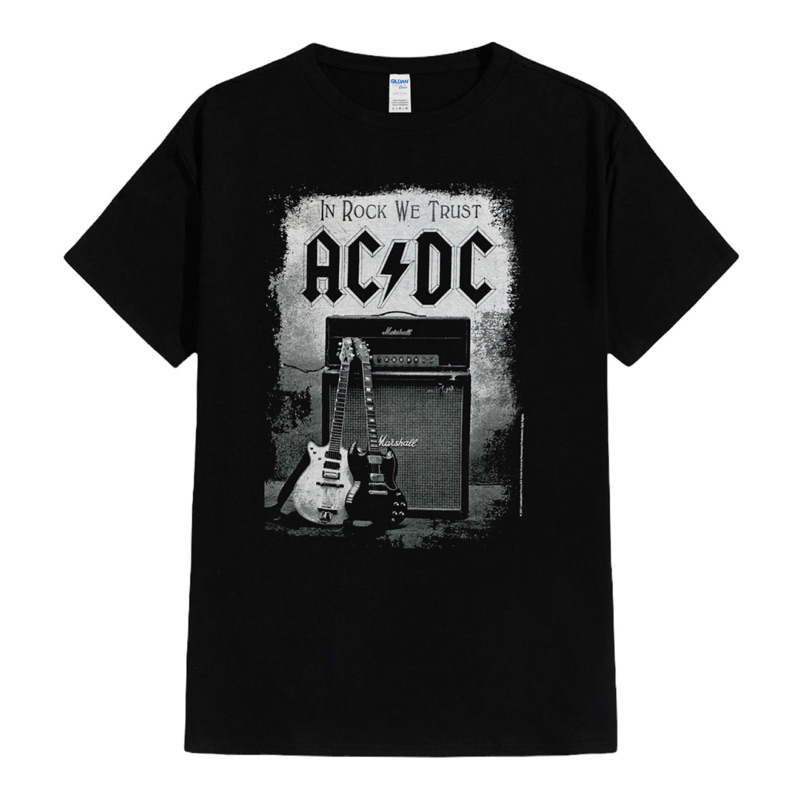 Jual T-SHIRT / KAOS BAND OFFICIAL AC/DC - IN ROCK WE TRUST | Shopee ...