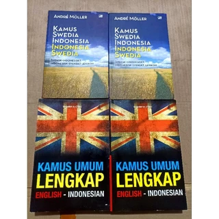 ( PROMO BUKU MURAH ORIGINAL ) BUKU KAMUS / KAMUS LENGKAP / KAMUS UMUM LENGKAP ENGLISH - INDONESIA / KAMUS SWEDIA INDONESIA / BEST SELLER / KAMUS UMUM /
