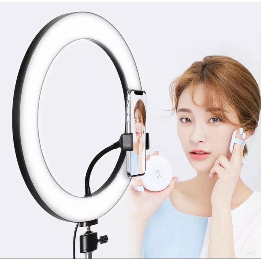 Jual Ring Light 26cm Lampu Make Up Lampu LED Ringlight Selfie Vlog ...