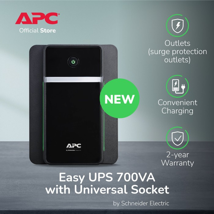 Jual UPS APC Easy UPS BVX 700VA 360W USB Charging BVX700LUI-MS | Shopee ...