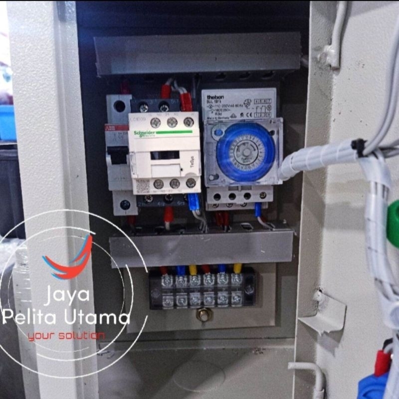 Jual Panel lampu taman/ kolam renang timer 10A outomatis /manual ...