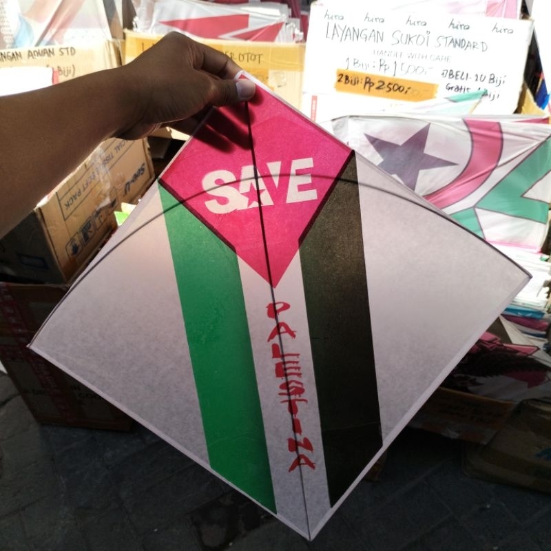 Jual Layangan SUKOI SUPER APUS Lilit Super Jet Palestina Layangan ...