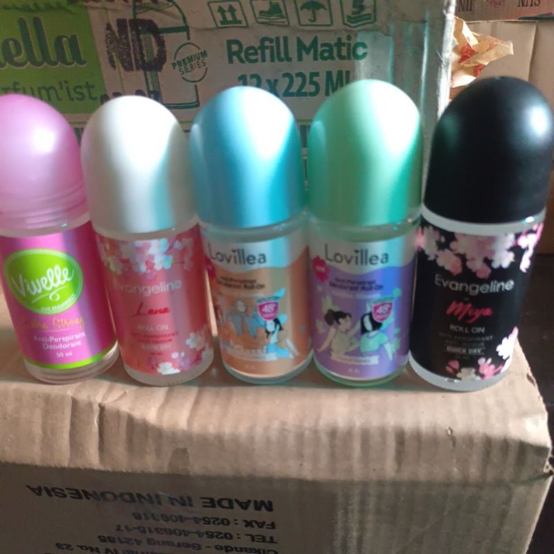 Jual promo Deodorant Roll On 50ML Lovilea | Shopee Indonesia