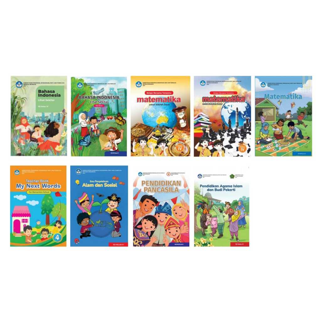 Jual Buku Paket Kurikulum Merdeka Kemendikbud Kelas 4 SD | Shopee Indonesia