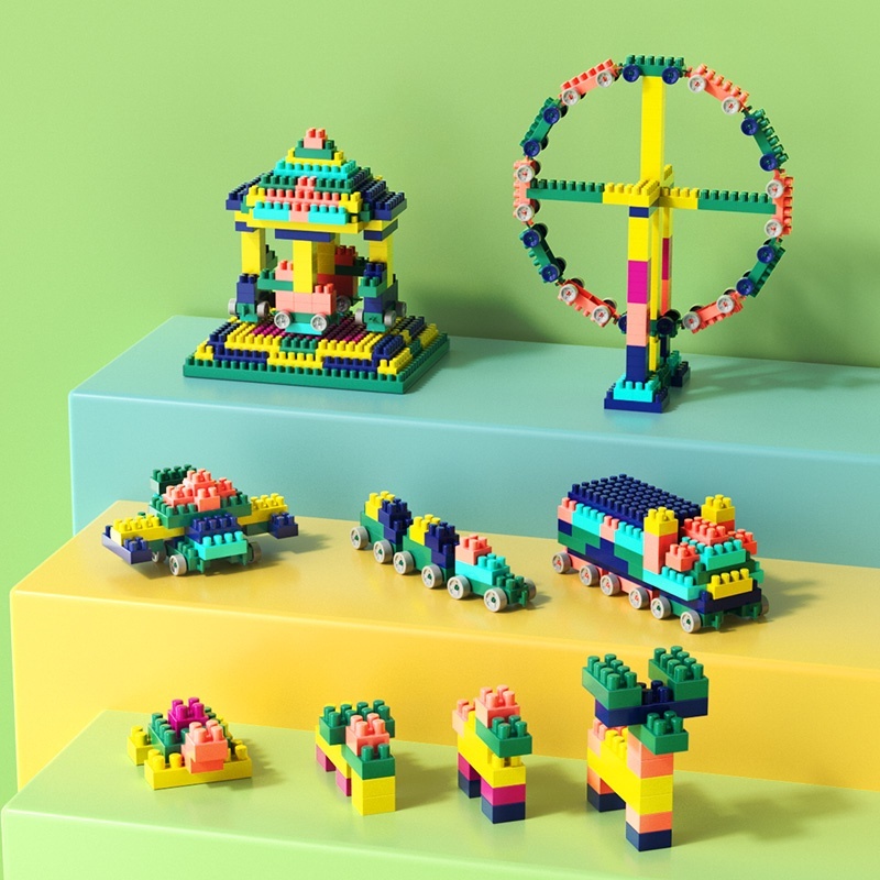 Jual TokoLenaLea Mainan Blocks Anak 290 Pcs / Mainan Block dengan ...