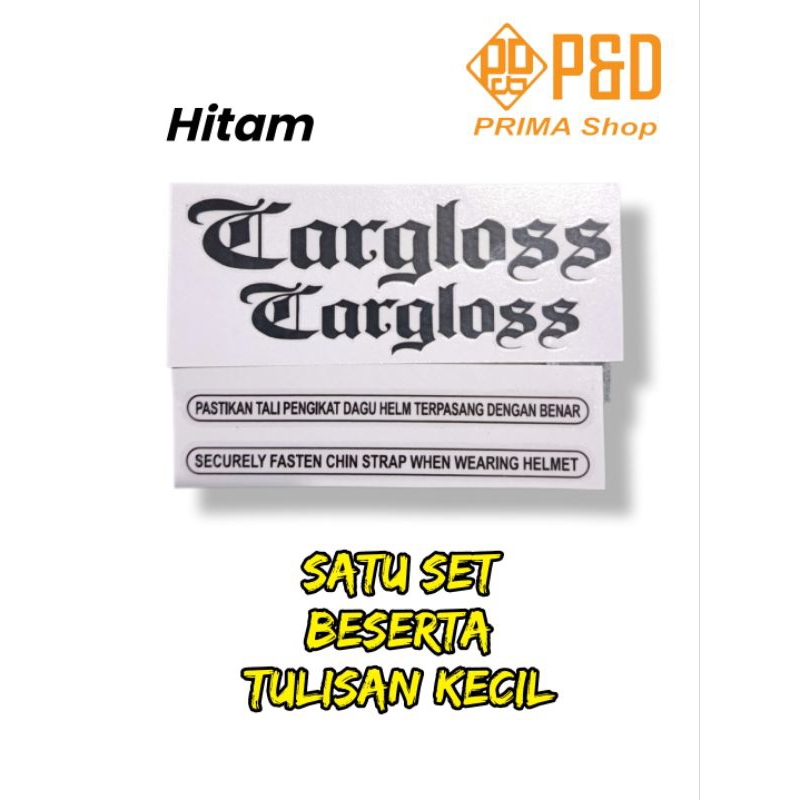 Jual sticker cargloss satu set besar kecil lengkap | Shopee Indonesia