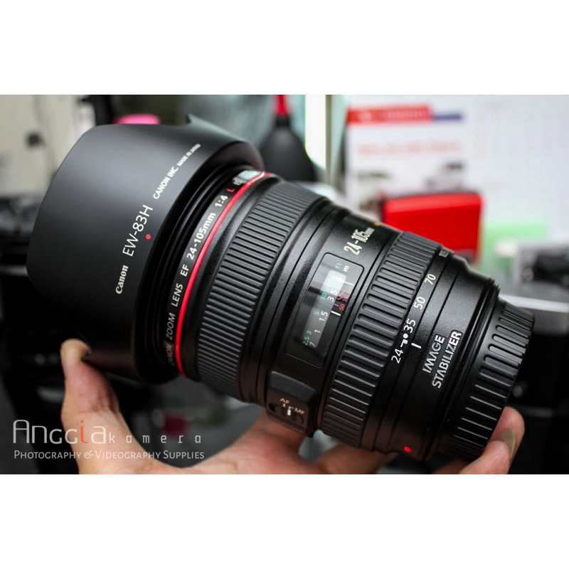 1PCS Nuovo Rosso per Canon EF 24-105mm F4/L IS USM