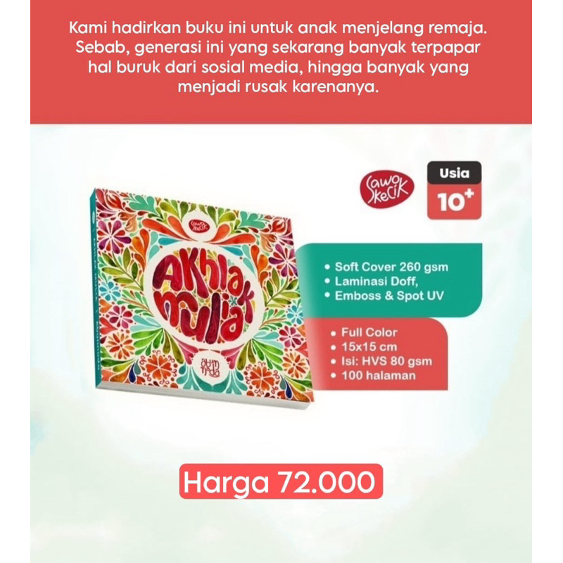Jual Komik Akhlak Mulia Karya Abunnada Buku Bacaan Anak Nasihat Islami ...
