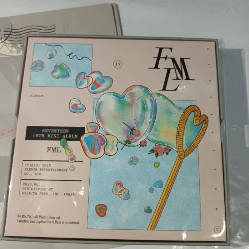 Jual Album Only FML seventeen carat ver. (box,lyric book,cd) | Shopee ...