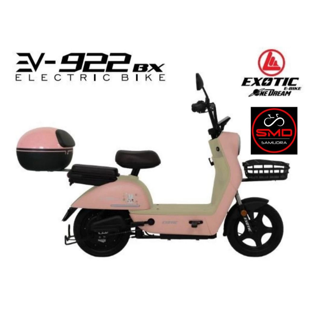 Jual Sepeda Listrik Ebike Merk Exotic EV-922 BX Box 500W 48V 12Ah Murah ...