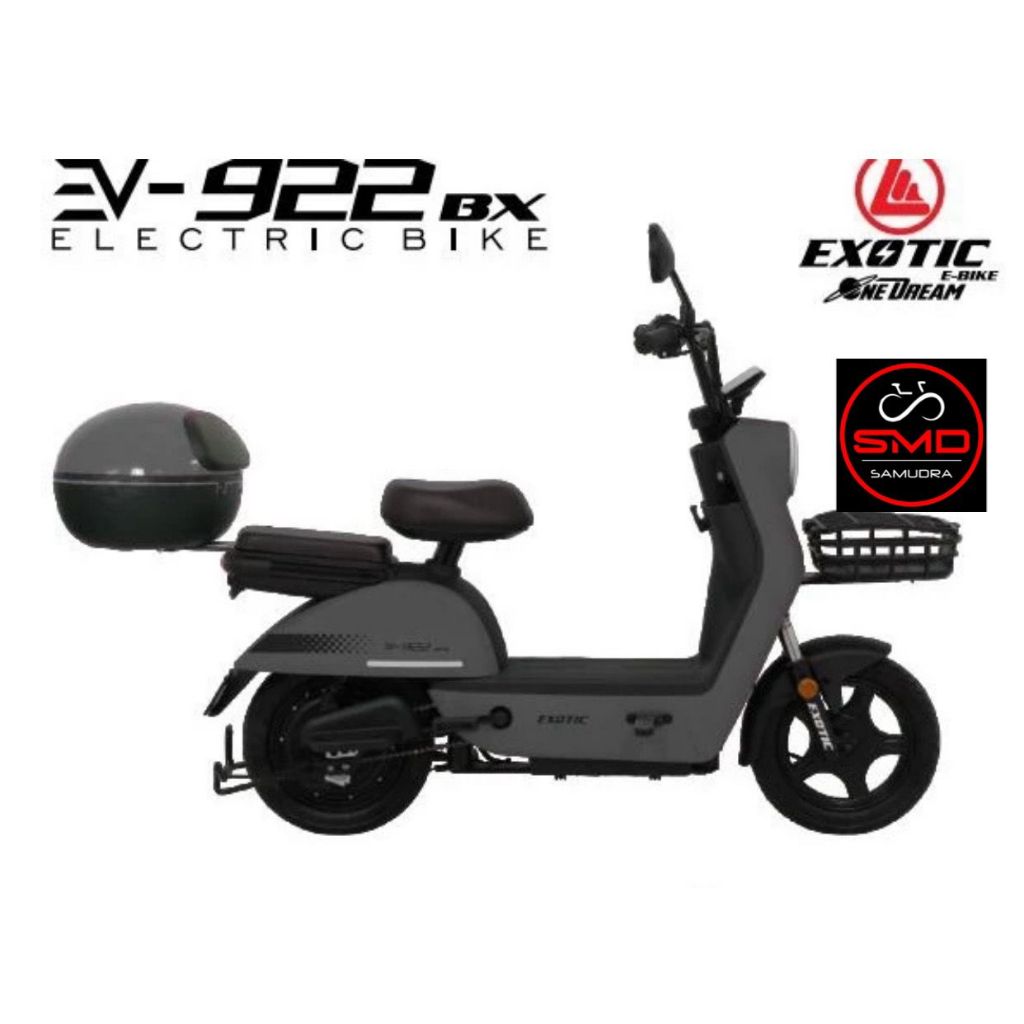 Jual Sepeda Listrik Ebike Merk Exotic EV-922 BX Box 500W 48V 12Ah Murah ...