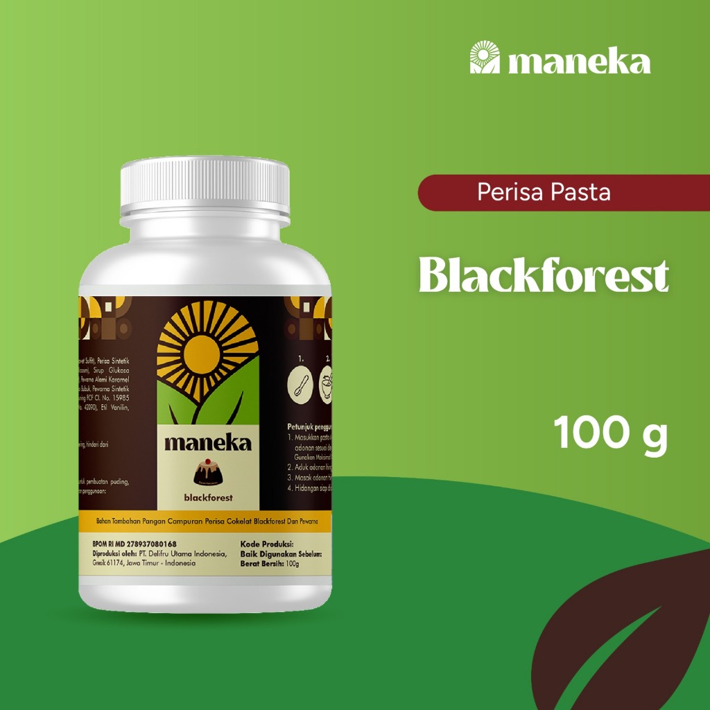 Jual Maneka Perisa Pasta Blackforrest - Aroma Perasa & Pewarna Makanan ...