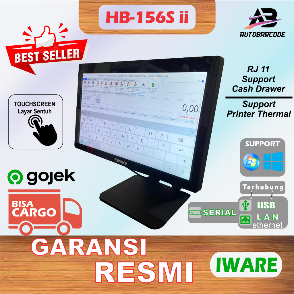 Jual All in One PC Windows IWARE HB-156S ii Desktop Kasir Minimarket ...