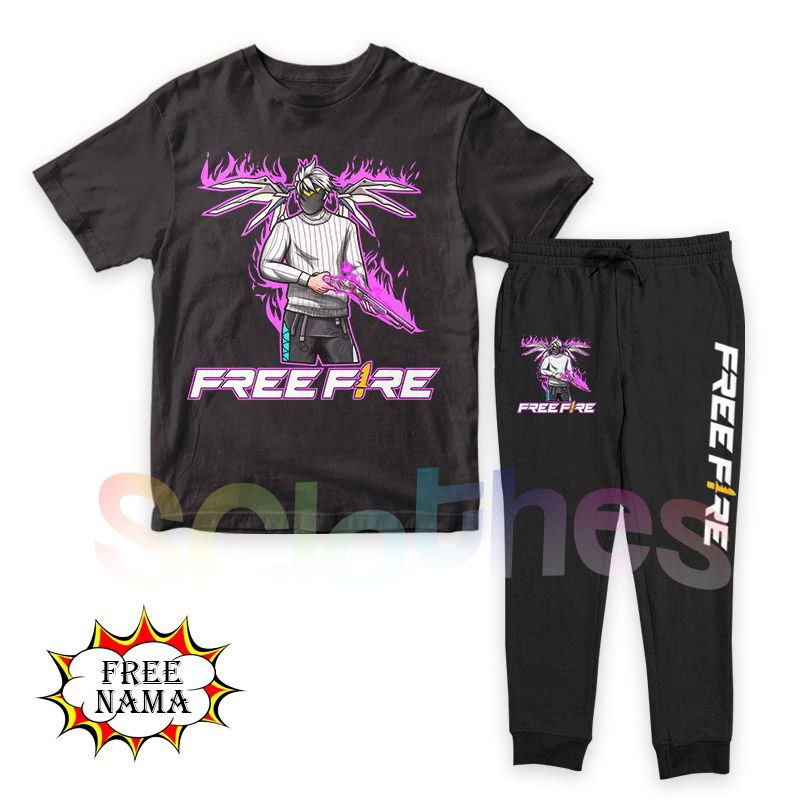 Jual Baju Kaos Anak Setelan Character FREE FIRE SG RAPPER | Shopee ...