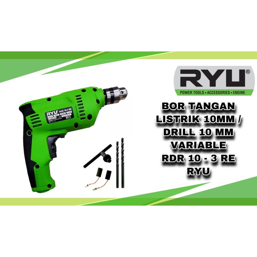 Jual RYU Drill 10 Mm Variable - Mesin Bor RYU 10 mm | Bor Tangan ...