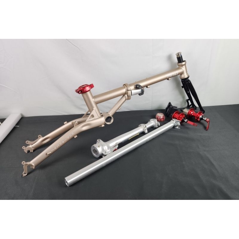 Jual Frame Fork Cromoly Minus Opposite 16 inch banyak bonus, Seli Lipat ...