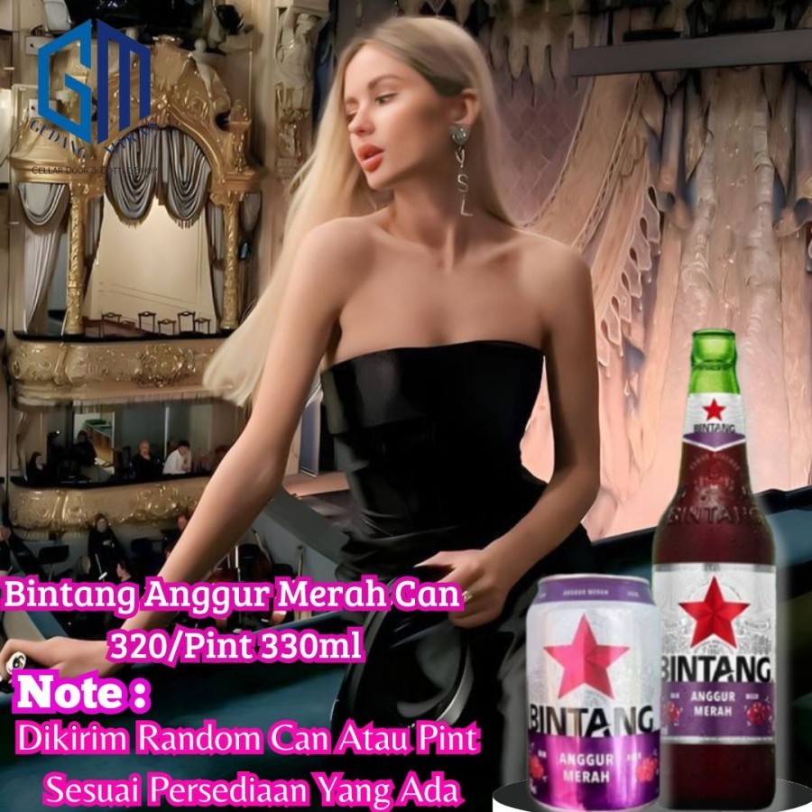 Jual BINTANG RADLER ANGGUR MERAH PINT 330 REDLER BIR AMER BOTOL KECIL ...