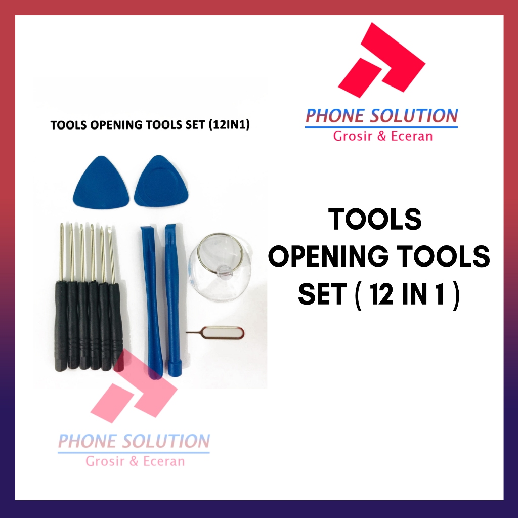 Jual Tools Opening Tools Set ( 12 IN 1 ) | Shopee Indonesia