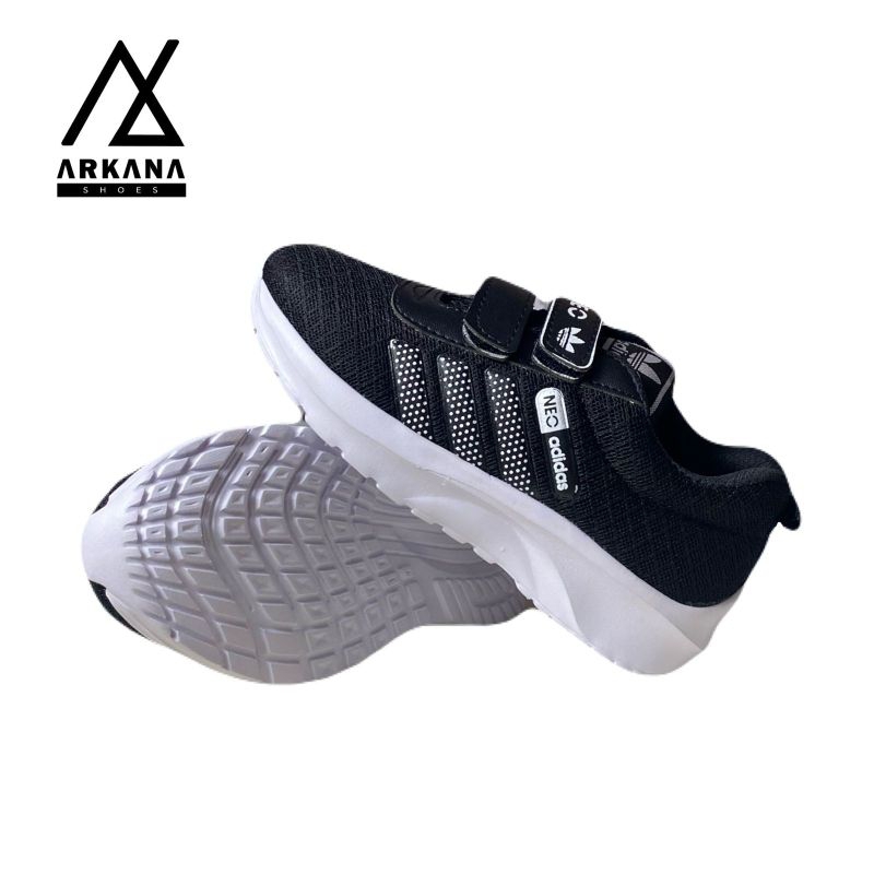 Jual SEPATU SEKOLAH ANAK ADIDAS/NIKE HITAM PEREMPUAN LAKI LAKI SD TK