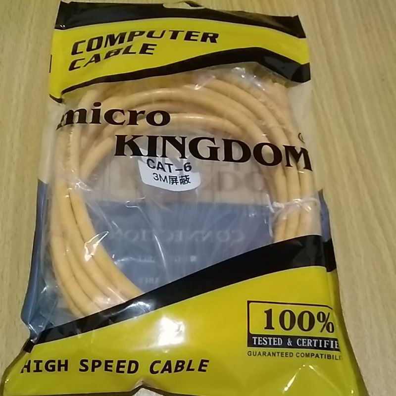 Jual Kabel LAN RJ45 cat6 3m cat 6 3 m RJ 45 | Shopee Indonesia