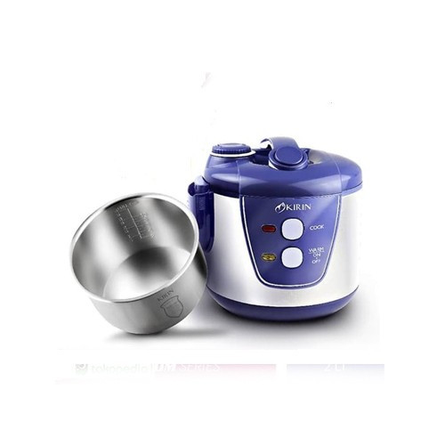 Jual KIRIN Rice Cooker Stainless 2 Liter KRC-389 | Shopee Indonesia